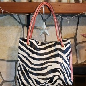 Cato Zebra print shoulder bag